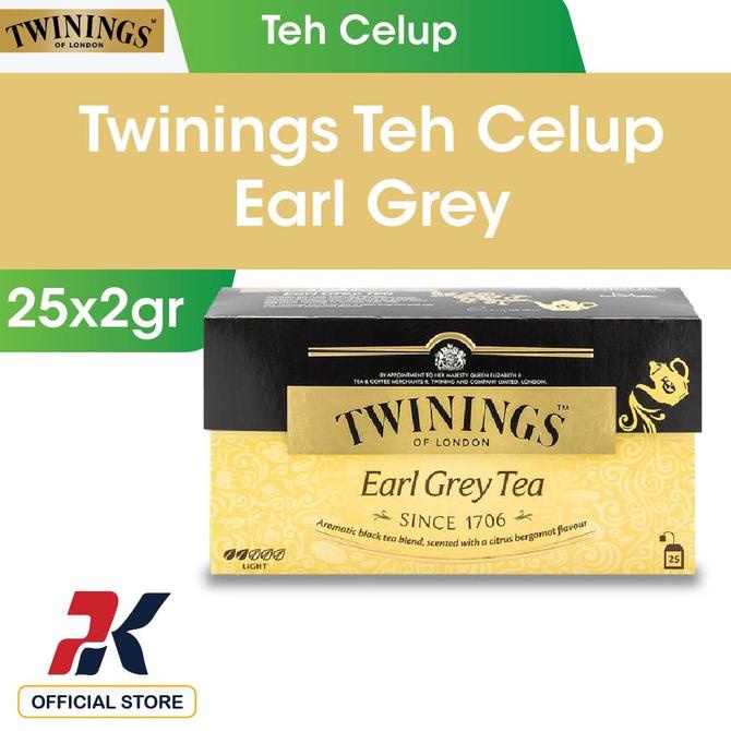 

(BISA COD) Twinings Teh Celup Earl Grey 25x2gr MURAH Kode 1104