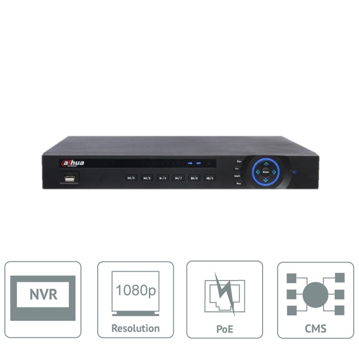 NVR DAHUA 16 CHANNEL NVR4216-P ( 4-POE ) ORIGINAL