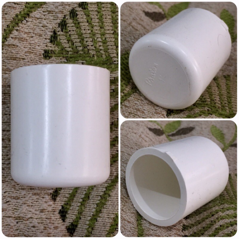 PRALON AQUALON Dop Cap Fitting Pipa PVC 1” inch PUTIH utk Air Hidroponik