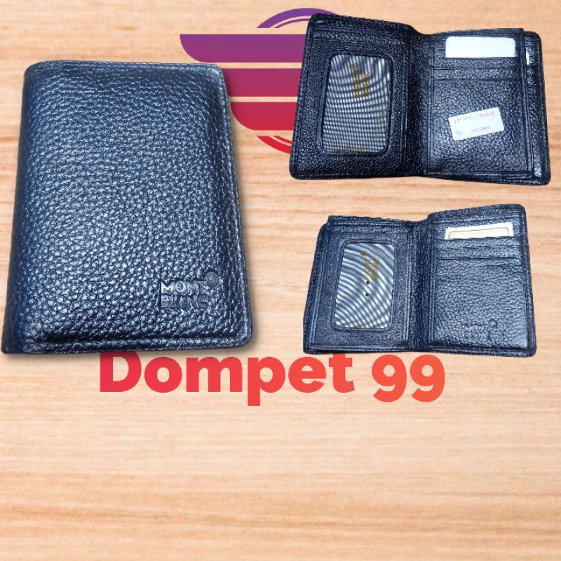 DOMPET Pria leather/dompet pria model buku berdiri
