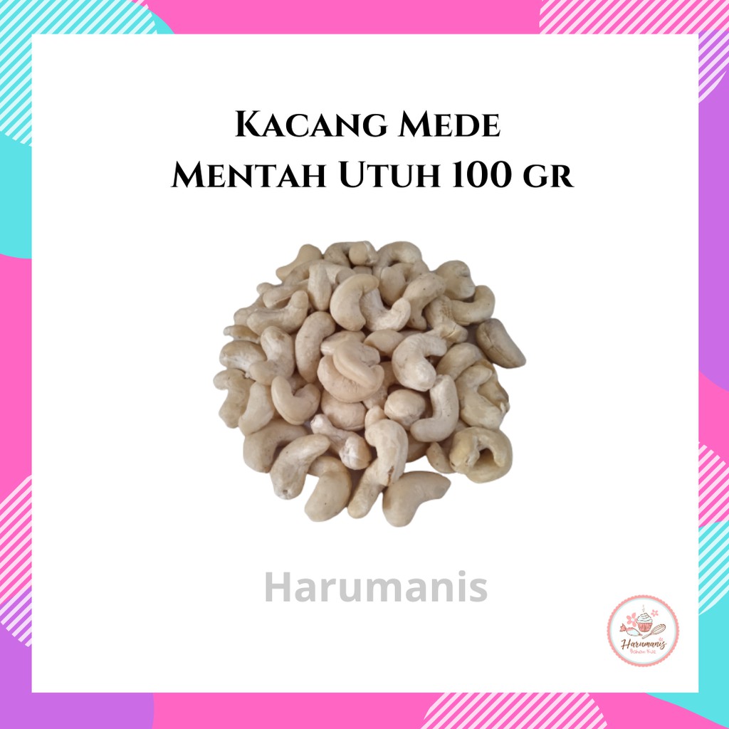 

Kacang Mede Mentah Utuh Super 100gr