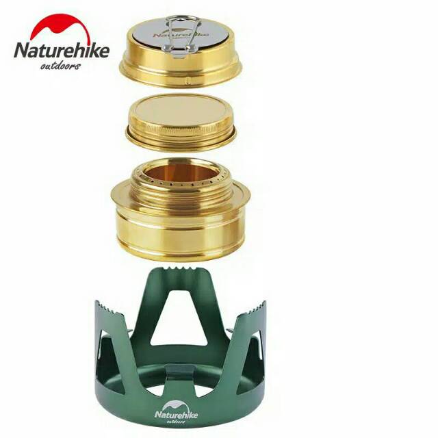 Kompor Naturehike spirtus spiritus NH18L001-T Alkohol portable mini stove gas lipat outdoor camping