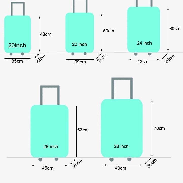 SARUNG KOPER ELASTIC 19-32" inch  / COVER KOPER ELASTIC ,.