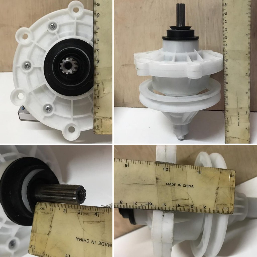 Gearbox mesin cuci panasonic LG AS petak kotak gigi 11