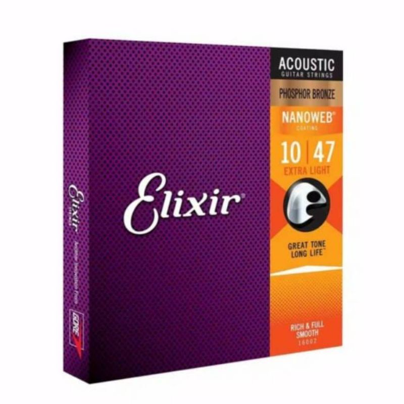 SENAR GITAR ELIXIR AKUSTIK 010 PHOSPHOR