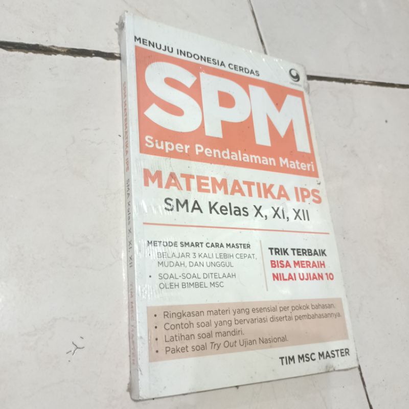 Buku LATIHAN SOAL SMA MATEMATIKA / BIOLOGI / KIMIA / FISIKA / BAHASA INGGRIS / BAHASA INDONESIA-SPM MTK IPS