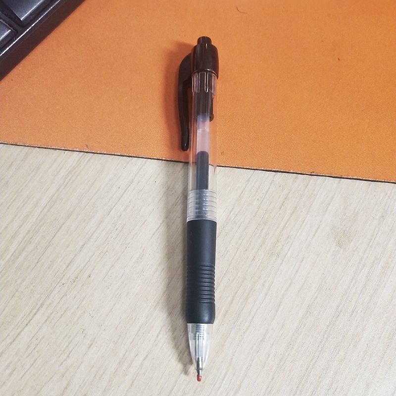 3Pcs Pulpen Tekan Klasik Warna Hitam Biru Untuk Stationery Sekolah / Kantor