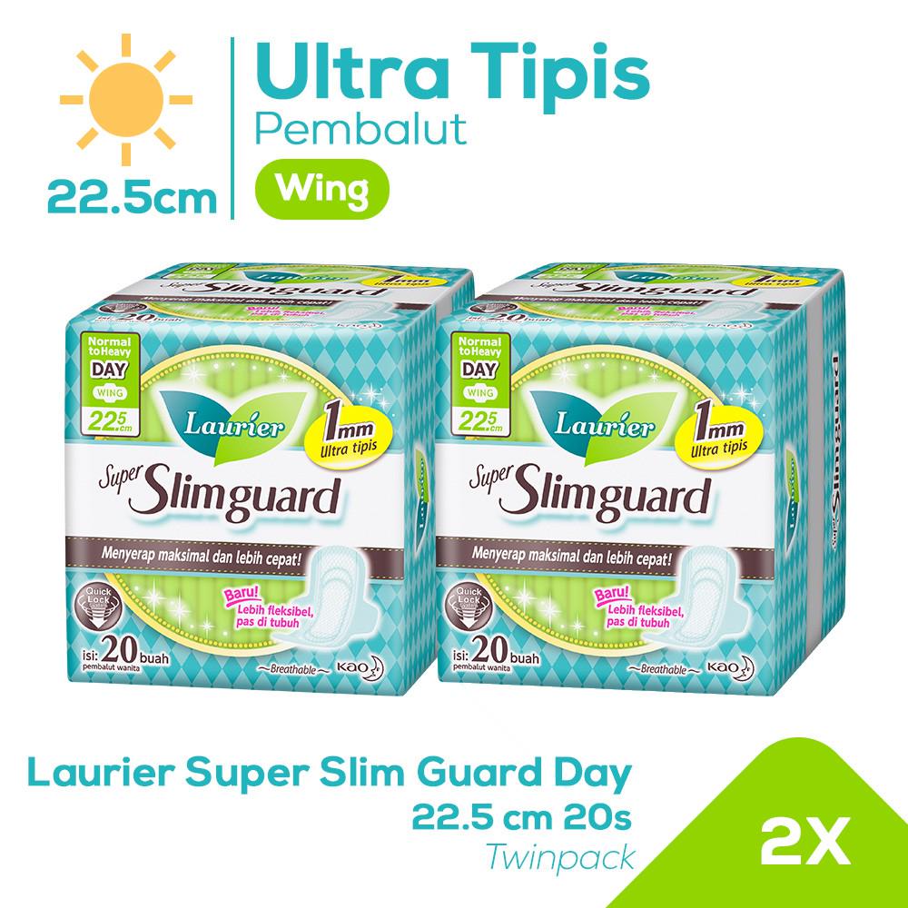 Promo Harga Laurier Super Slimguard Day 22.5 cm 20 pcs - Shopee