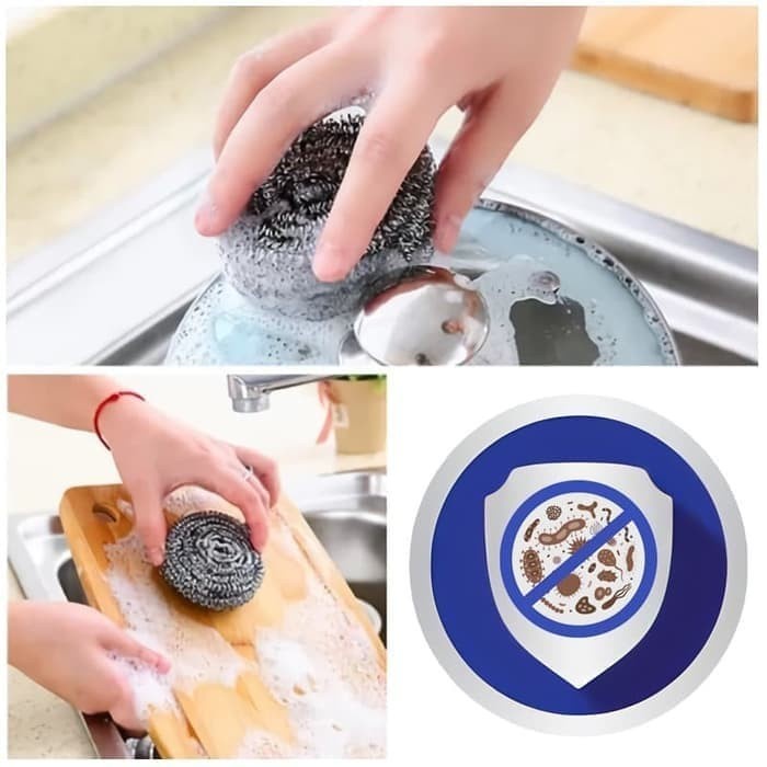 3M Scotch Brite Sabut Stainless Sabut Kawat Cuci Piring
