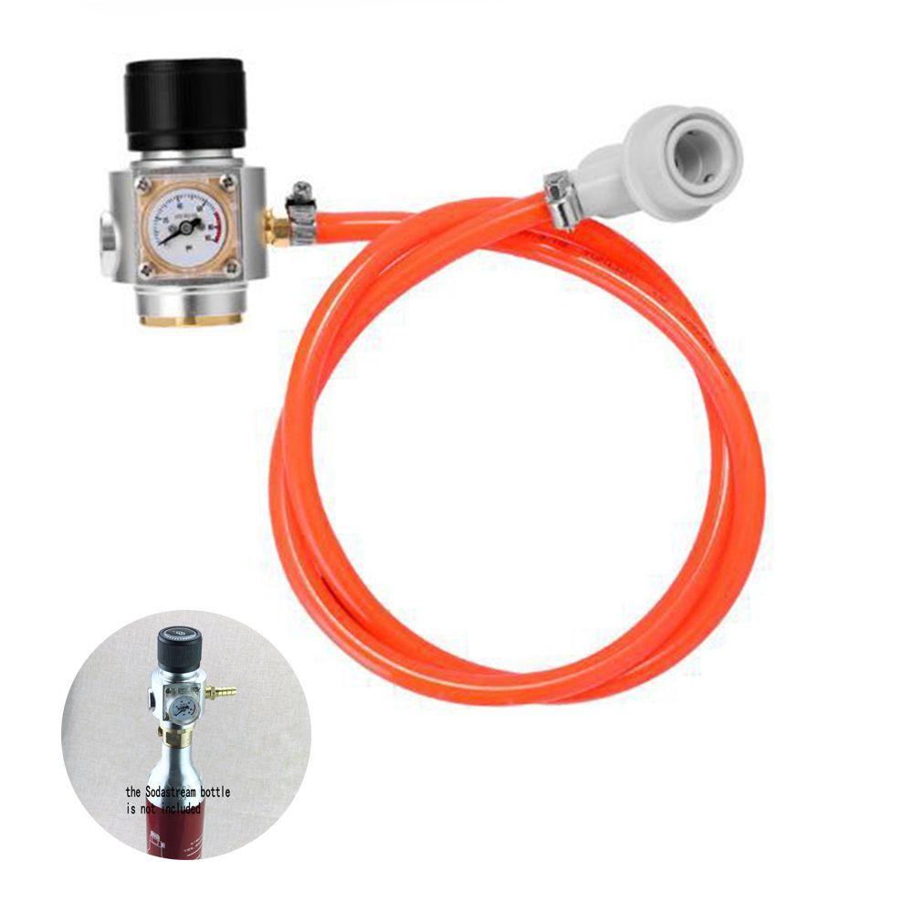 Solighter Regulator Gas Dapur Dengan Ball Lock &amp; Klem Beer Brewing Selang Karbonasi Gas PVC