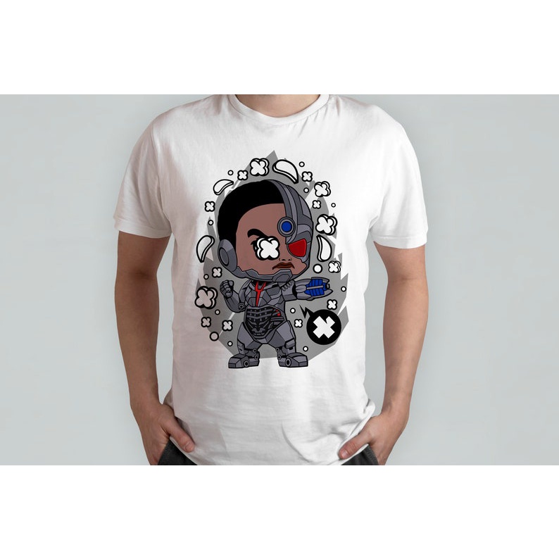 KA/001 Kaos Ray Fisher Si Cyborg Premium T-Shirt Anak dan Dewasa