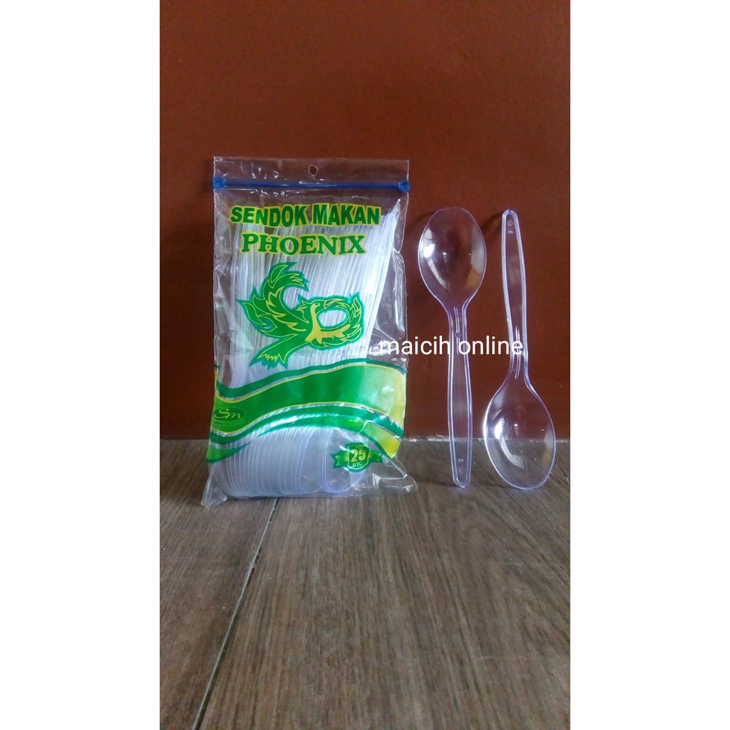 Sendok Makan Plastik isi 25Pcs