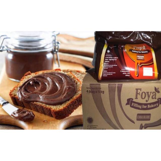 Jual SELAI COKLAT FILLING CREAM PREMIUM MURAH MERK FOYA 500 GR ...
