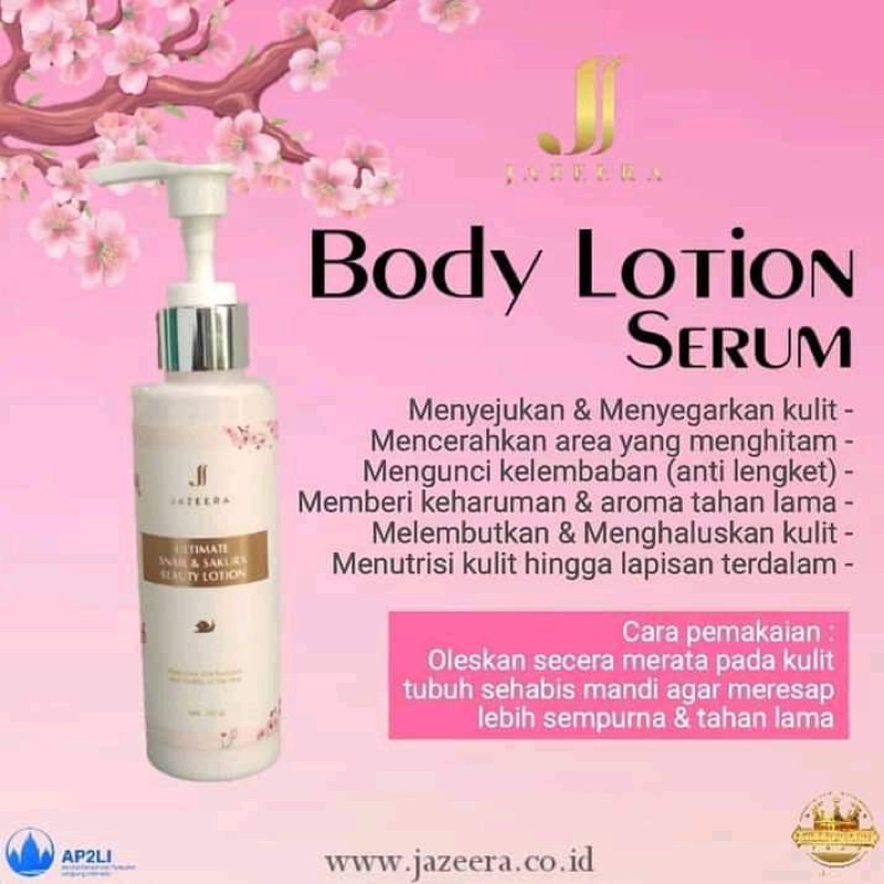 Body lotion jazeera