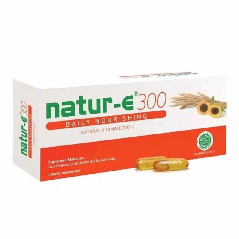 {PROMO Temurah}NATUR-E DAILY NOURISHING 300IU 32kapsul &amp; 16 Kasul Original~Asli 100%