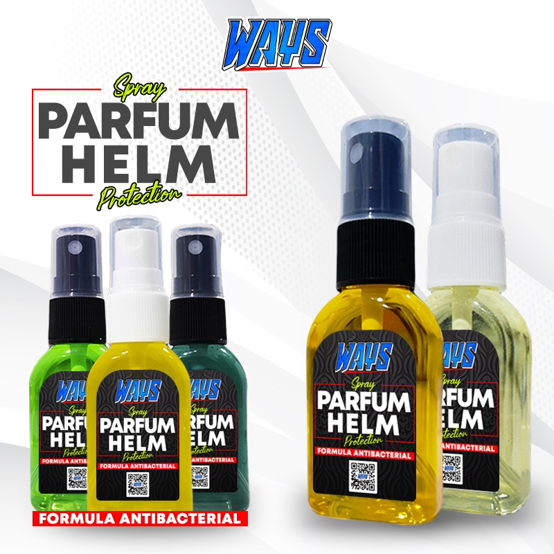 Parfum Helm Sepatu Interior Mobil Ruangan Kamar Anti Bakteri - Ways Spray Protection - 30ml