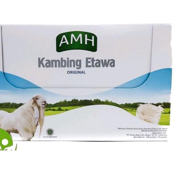 

✨MEGA ⚡ALE✨ Susu Kambing Etawa AMH Full Cream. 10 x 20gram ORIGINAL produck vyralral