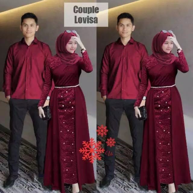 VGN COUPLE LOVISA TERBARU / COUPLE FASHION MUSLIM / COUPLE TERBAIK