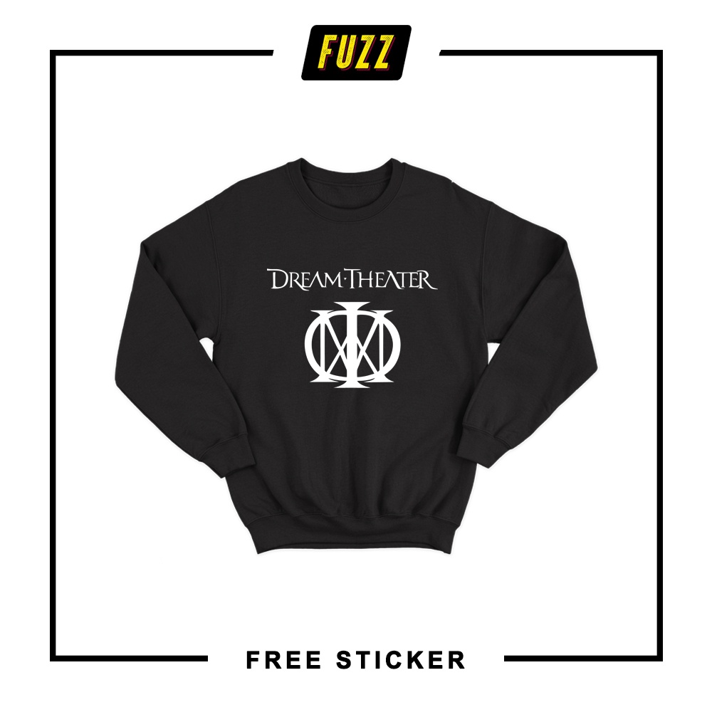 Crewneck Band Dream Theater Sweater Distro Musik Metal Sweatshirt Pria Dan Wanita