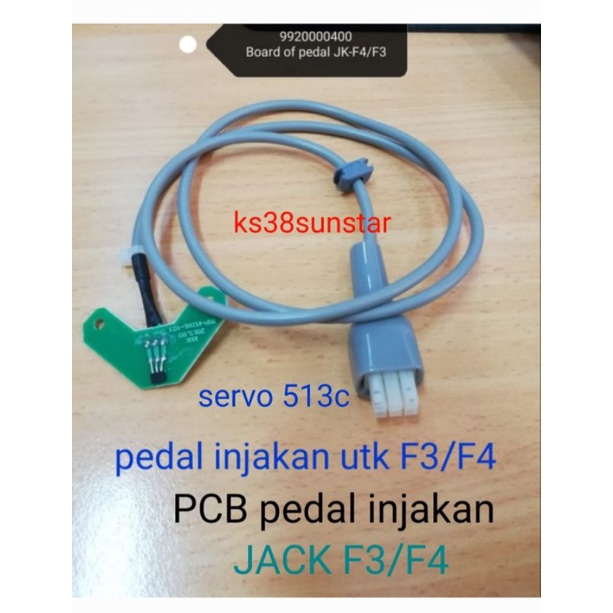 dinamo servo jack pcb kabel injakan servo