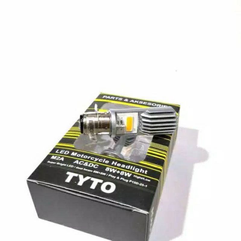 Lampu Led Depan Tyto Bolam Lampu Depan Led Kaki 1 Universal Semua Motor Bebek&amp;Matic