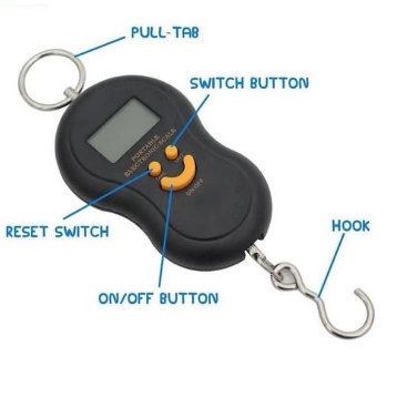 Timbangan Gantung Digital Koper Smile Kapasitas 50KG / Timbangan Gantung Digital Portable Electronic Scale 50 KG