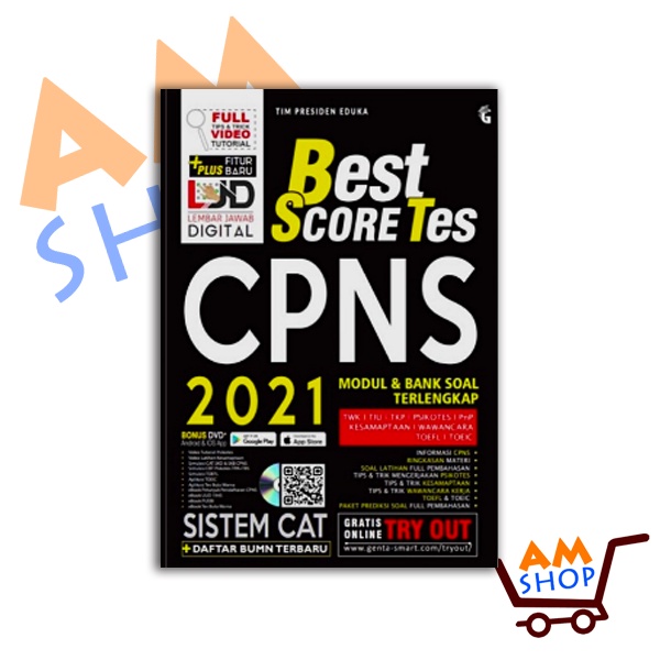 BUKU CPNS 2021 - BUKU CPNS TERBARU - BUKU TES CPNS BEST SCORE TES CPNS CAT 2021 (ORIGINAL)