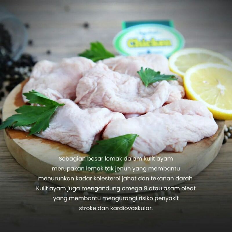 BERKAH CHICKEN Organic Kulit Ayam 1Kg