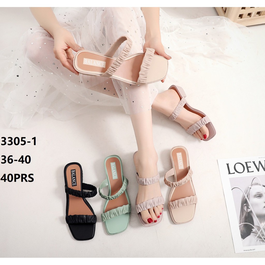 7.7 SALE  Sandal Jelly Hak DHARA kerut import