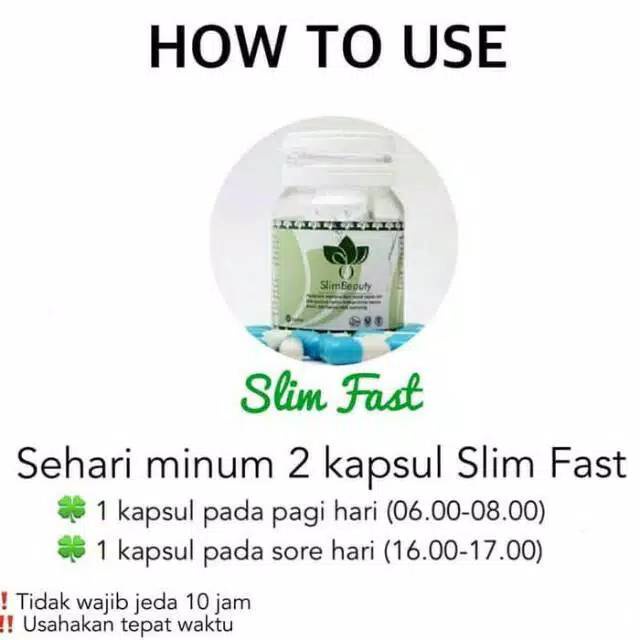 SlimFast - Slim Fast Slim beauty Product - Obat Pelangsing Badan Diet Ampuh