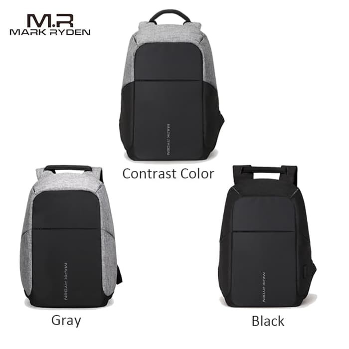 MARK RYDEN MR5815 Original ORI Tas Ransel Laptop Backpack Anti Maling