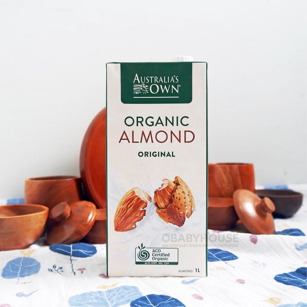 Jual Australia Own Organic Almond Original 1 L | Shopee Indonesia