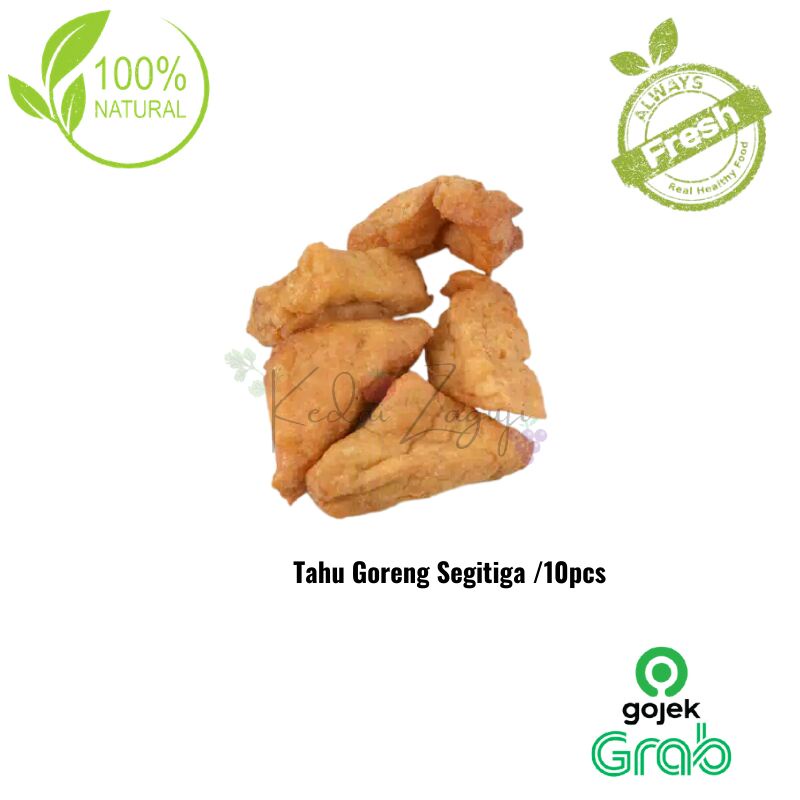 

Sayur Segar - Tahu Coklat Segitiga (Tahu Goreng) /10pcs