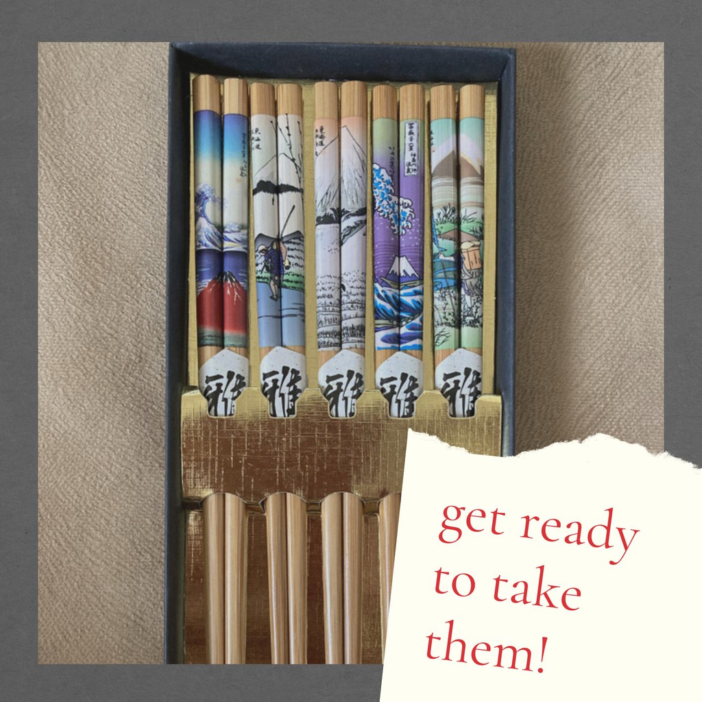 Sumpit Jepang (Chopsticks) Otentik Asli Jepang