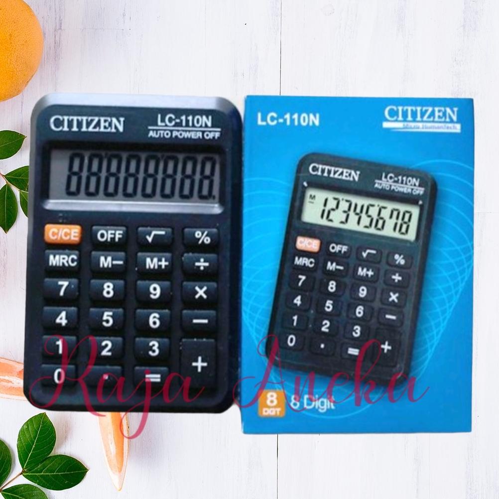 

((BISA COD)) Kalkulator merk CITIZEN LC-110N / LC 110 N CALCULATOR MINI Citizen Kalkulator / Calculator mini LC-110N