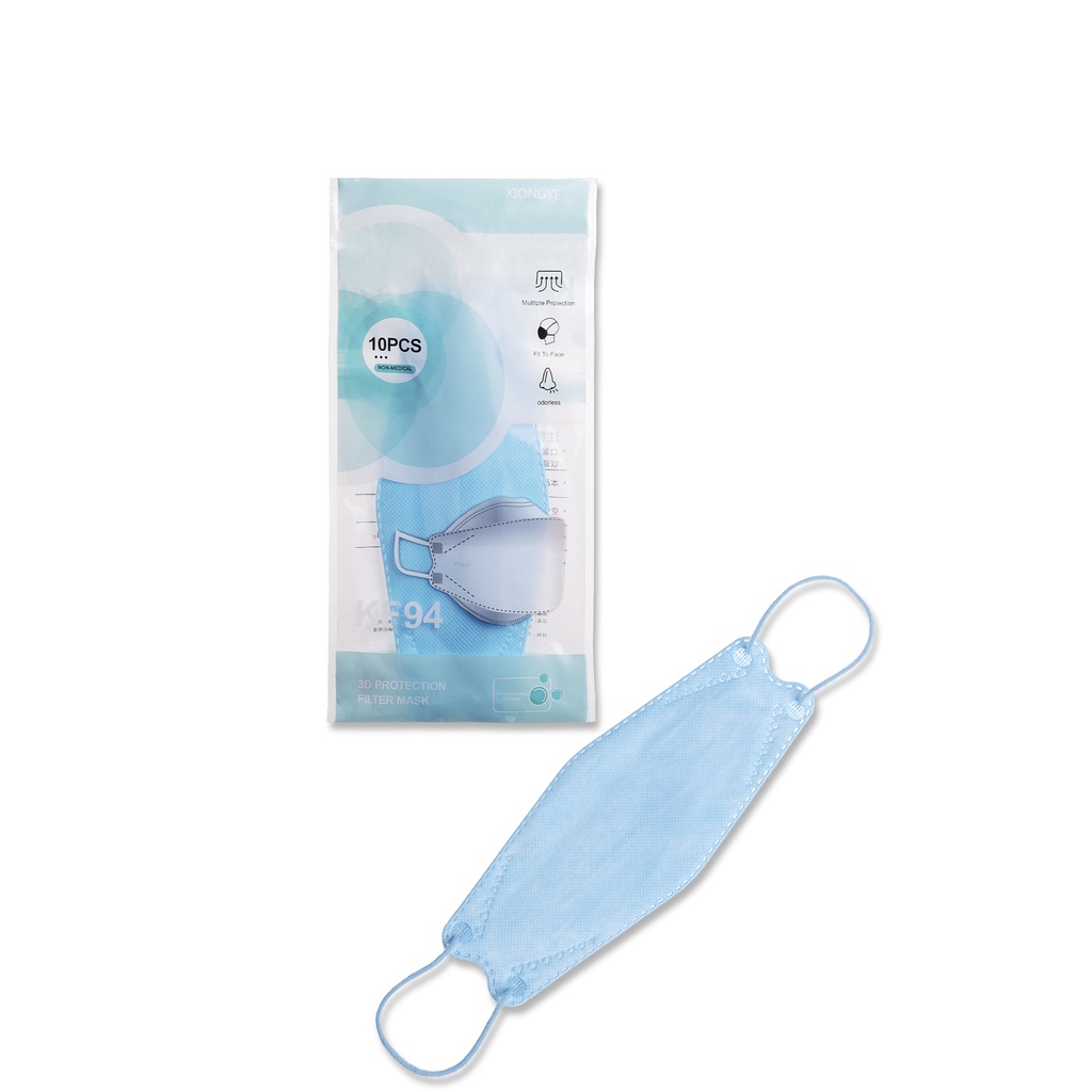 Face Mask Kf94 4 Ply Korea Warna Warni Perlengkapan Non Medis Original Masker Kf 94