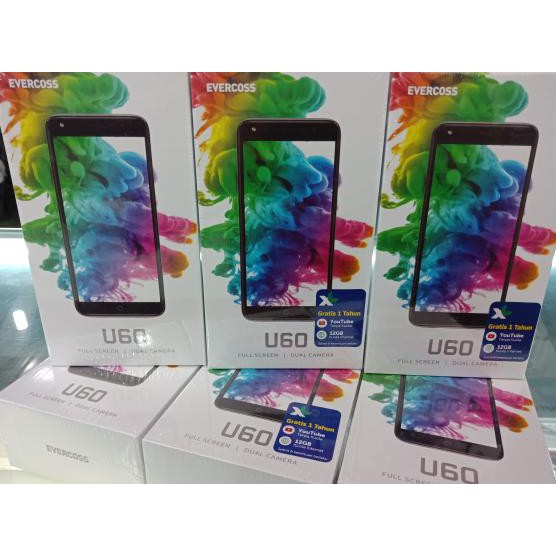 CUCI GUDANG HP EVERCOSS U60 FULL SCREEN DUAL CAMERA 4G LTE - TIPE TERBARU EVERCOSS
