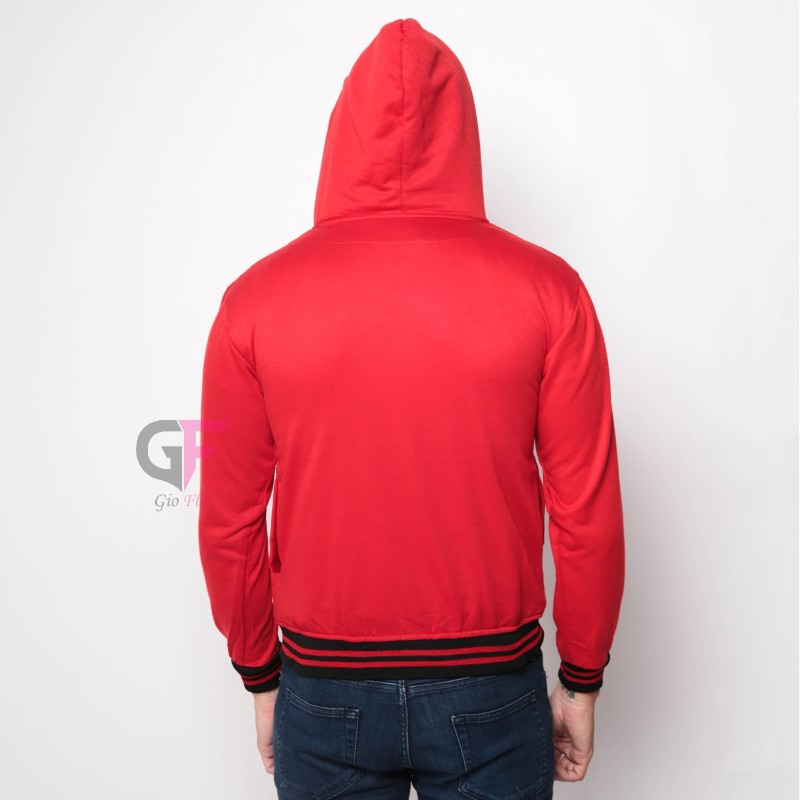 GIOFLO Cardigan Cowok Keren Merah / CAR 627