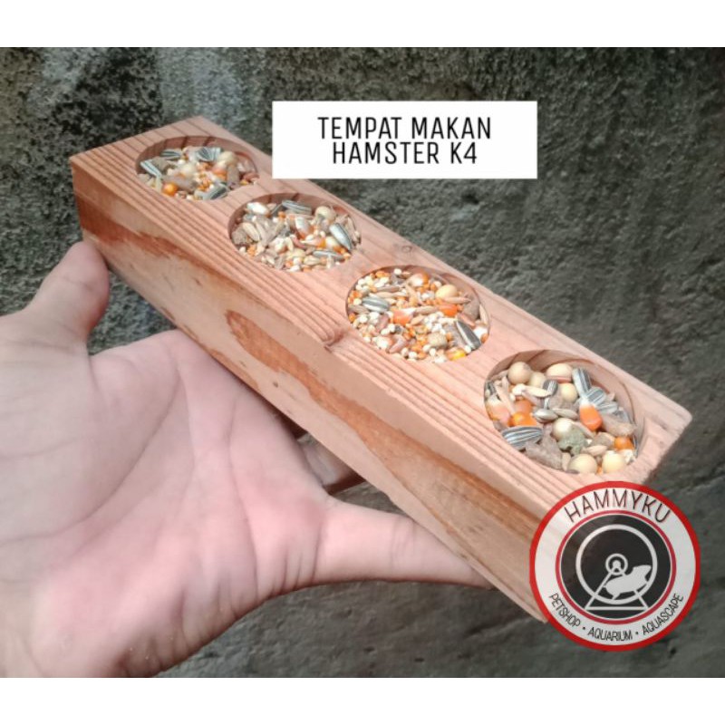 TEMPAT MAKAN HAMSTER - KAYU