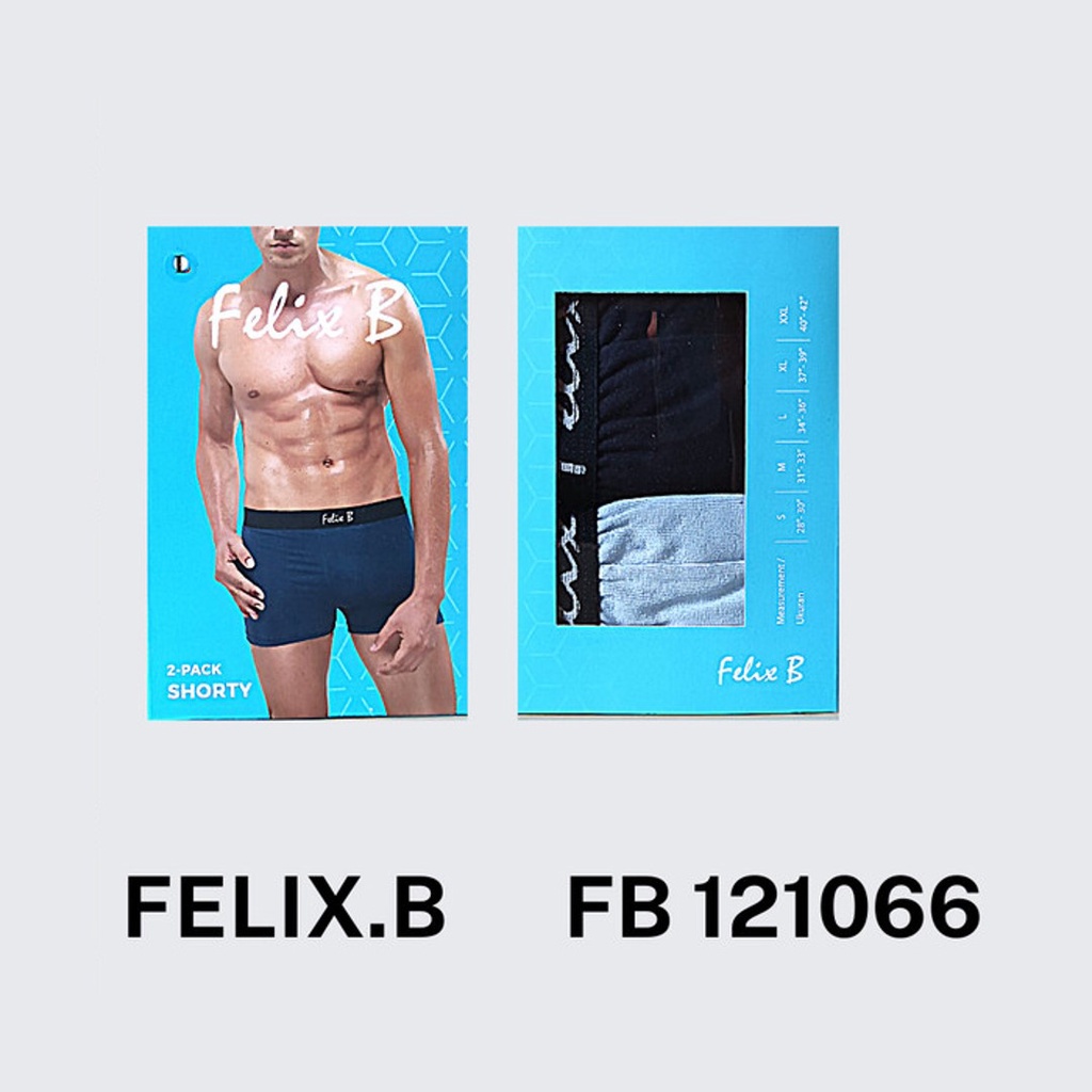 Celana Boxer Pria Felix.B FB 121066 ISI-2 PCS