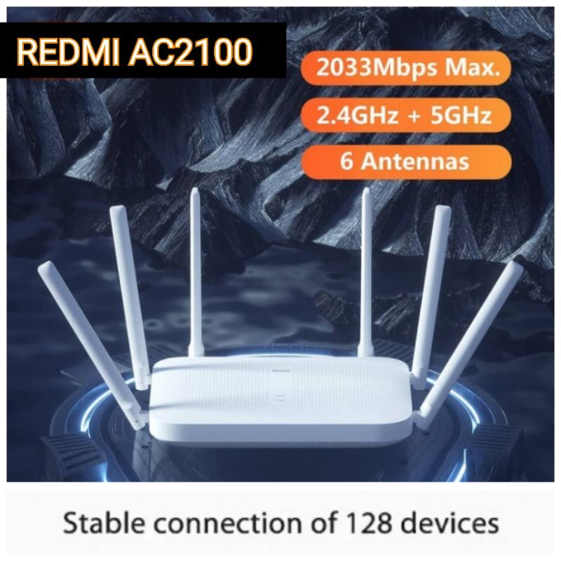 REDMI AC2100 Router Gigabit - Dual Band WiFi - up to 2033Mbps