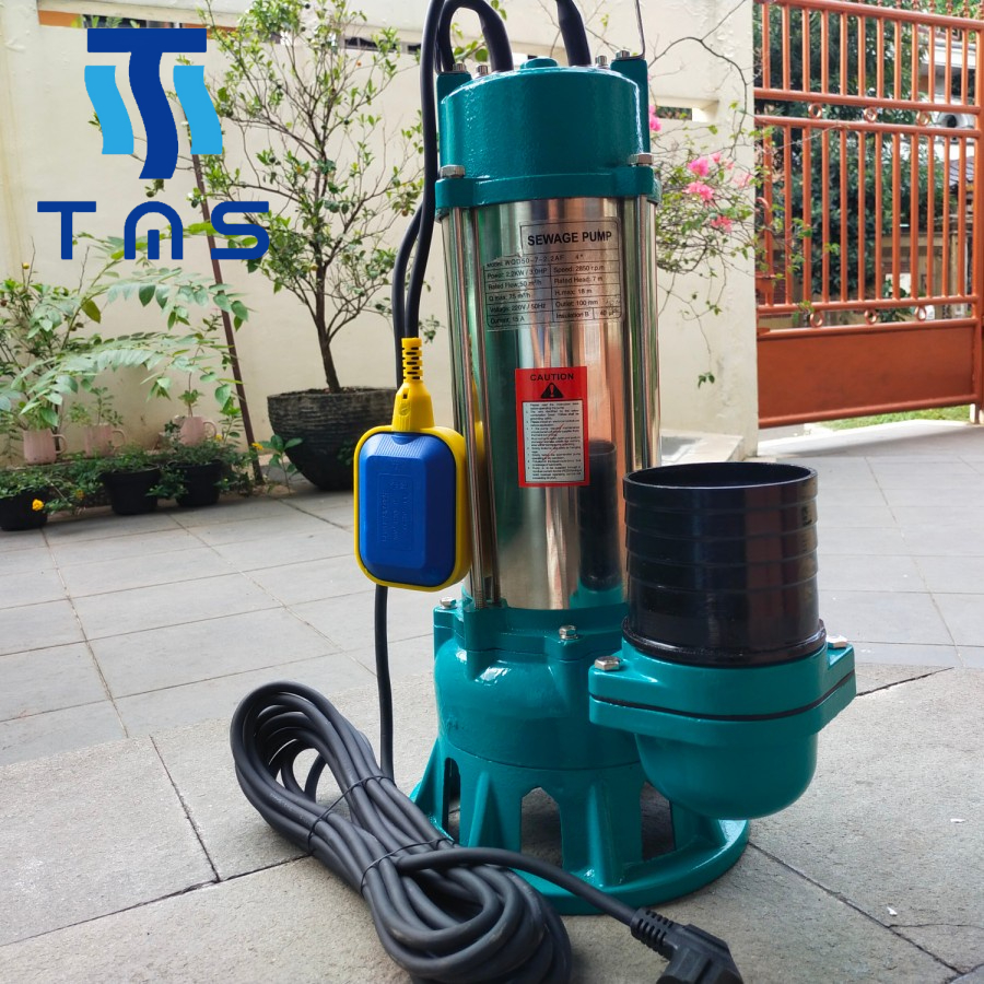 MAXPUMP WQD50-7-2.2AF MESIN POMPA AIR SEWAGE PUMP POMPA CELUP AIR KOTOR OTOMATIS 4INCH 2200WATT 3HP POMPA AIR AUTO