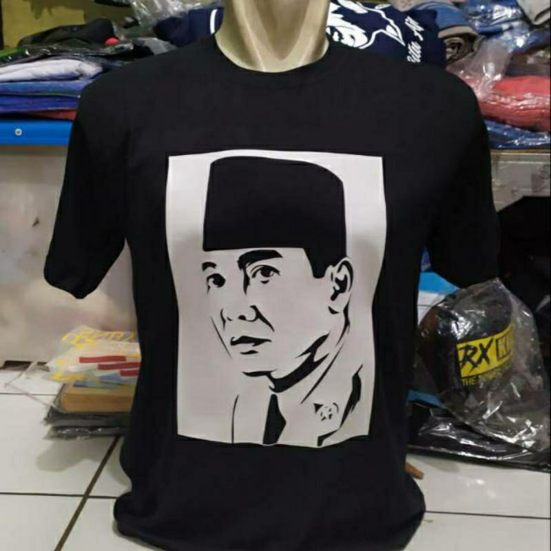 Baju T-shirt Kaos SUKARNO l kaos Soekarno l kaos Bung Karno
