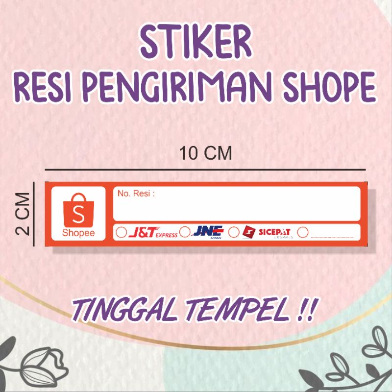 

STIKER RESI PENGIRIMAN / STIKER SHOPEE / LABEL PENGIRIMAN SHOPEE / STIKER LABEL PENGIRIMAN / STICKER LABEL / LEBEL PENGIRIMAN SHOPEE / LABEL PENGIRIMAN OLSHOP / KERTAS PENGIRIMAN