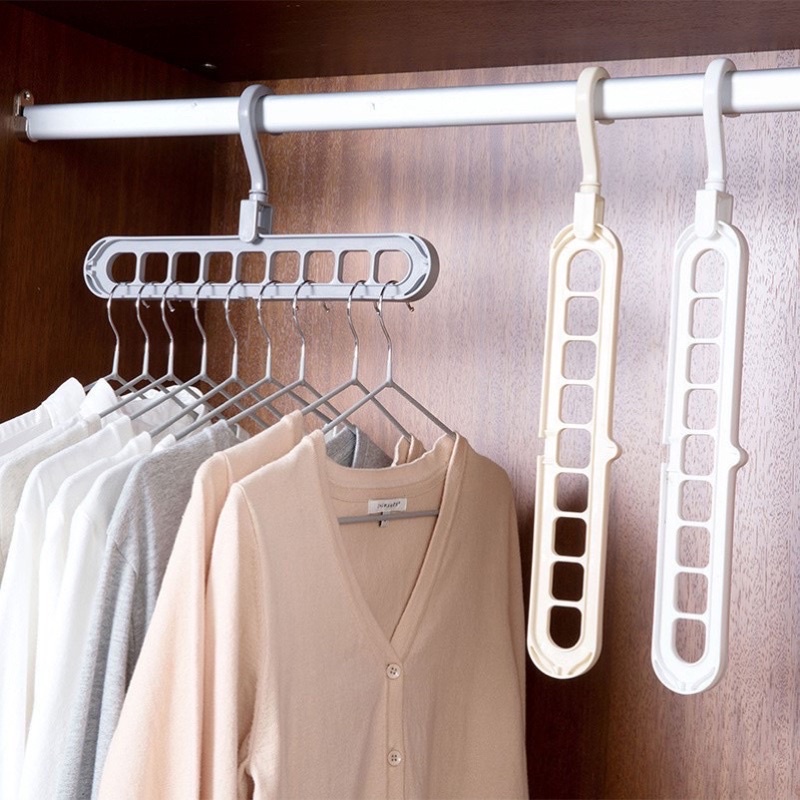 Gantungan Baju Multifungsi Ajaib 9 in 1 / Magic Hanger / Wonder Hanger / Foldable Hanger