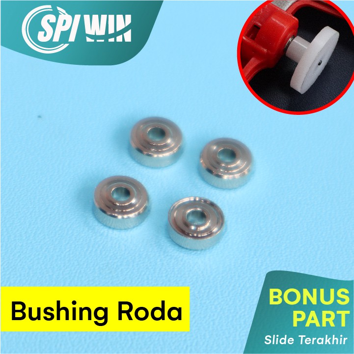 TAMIYA BUSHING AS SHAFT RODA 2.5MM TAMIYA MINI 4WD SPEED SLOOP ALUMUNIUM
