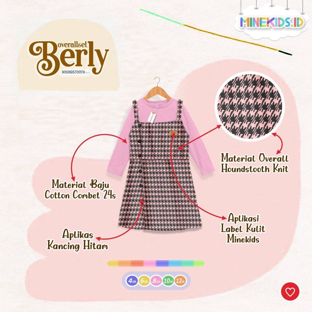 Overall Berly Set Minekids