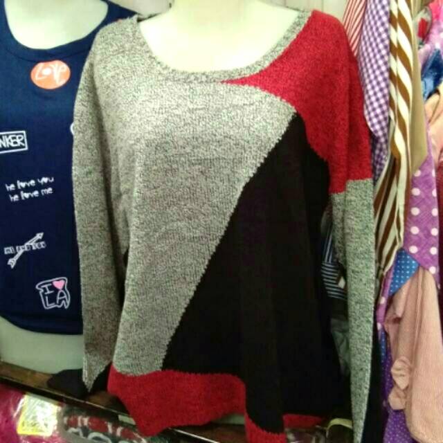 Baju wanita rajut sweater rajut