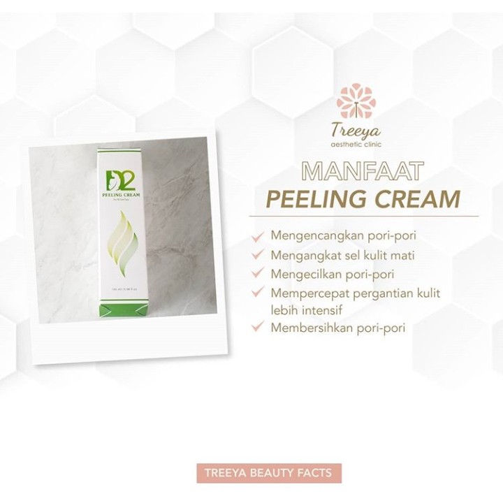 PEELING MURAH D2 PEELING CREAM HOMECARE FACE AND BODY PEELING