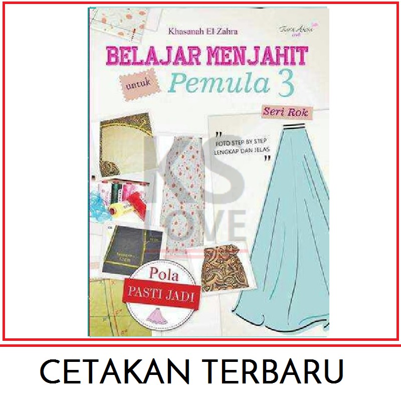 Buku Panduan | Belajar Menjahit untuk Pemula 3 dengan Pola Rok Tiara